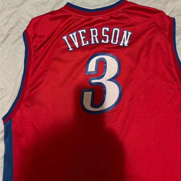 NBA Philadelphia 76ers vintage Allen Iverson jersey size 2 XL - Picture 2 of 5